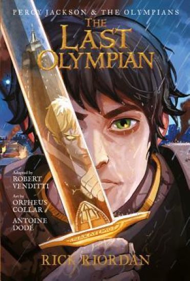 The Percy Jackson and the Olympians: Last Olympian: The Graphic Novel – Rick Riordan, kirjan kansikuva