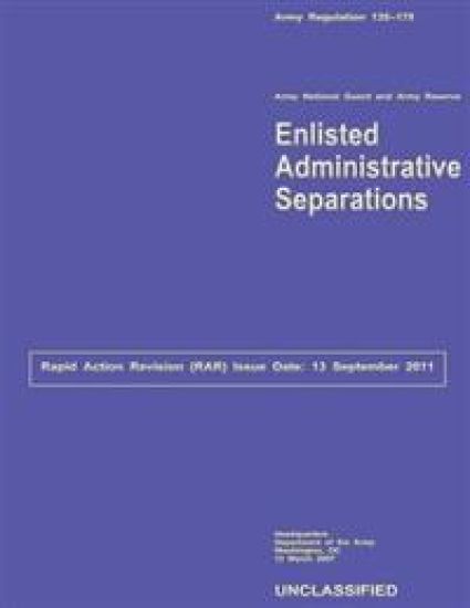 Enlisted Administrative Separations