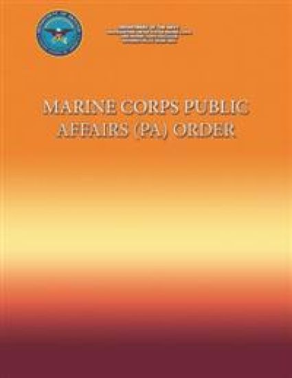 Marine Corps Public Affairs (PA) Order