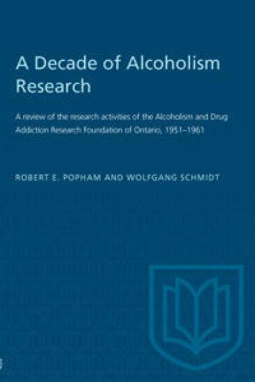 A Decade of Alcoholism Research