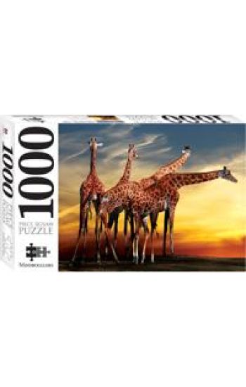 Giraffes, Open-air Zoo France 1000 Piece Jigsaw