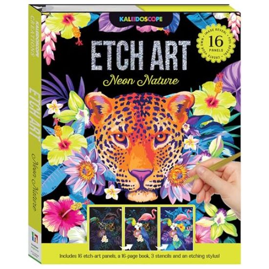 Kaleidoscope Etch Art Creations Neon Nature