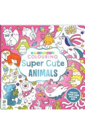 Kaleidoscope Colouring: Super Cute Animals