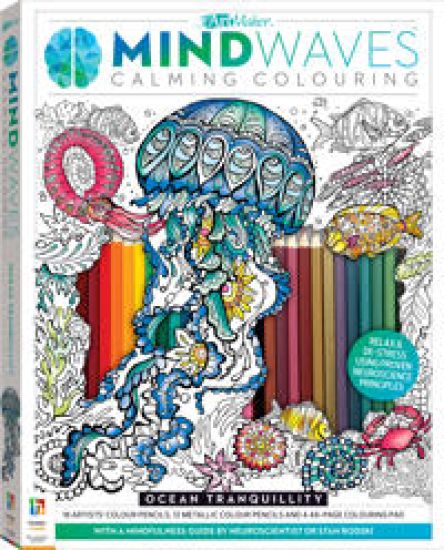 Art Maker Mindwaves Colouring Kit: Ocean Tranquillity