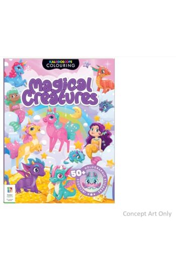 Kaleidoscope Sticker Colouring Magical Creatures