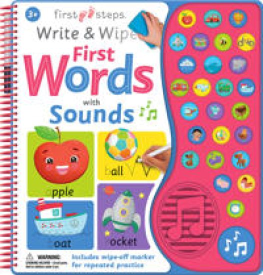 Write and Wipe First Words with Sound