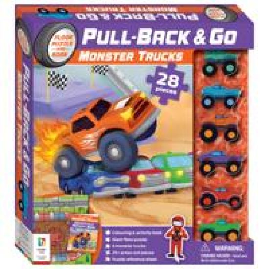Pull-back-and-go Kit Monster Trucks
