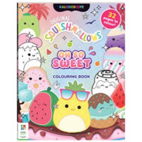 Kaleidoscope Squishmallows Colouring Book Oh So Sweet