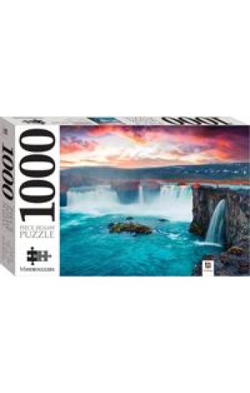 Mindbogglers 1000 Piece Jigsaw Godafoss Waterfall Iceland