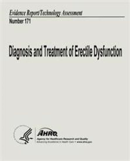 Diagnosis and Treatment of Erectile Dysfunction: Evidence Report/Technology Assessment Number 171