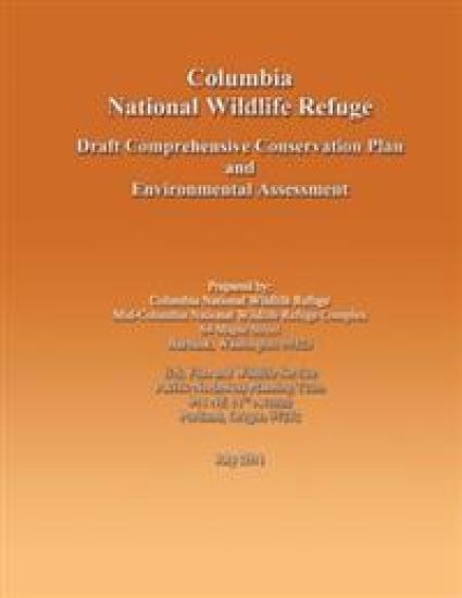 Columbia National Wildlife Refuge Draft Comprehensive Conservation Plan and Environmental Assessment