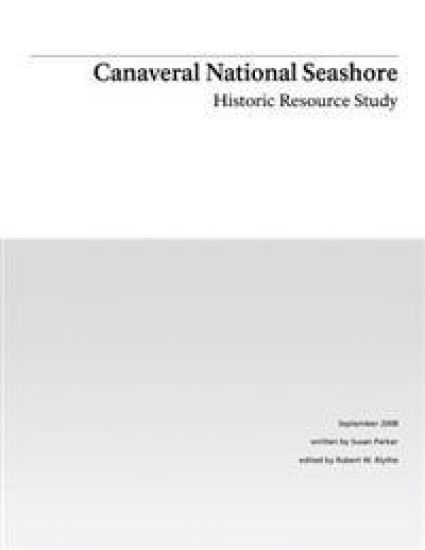 Canaveral National Seashore: Historic Resource Study