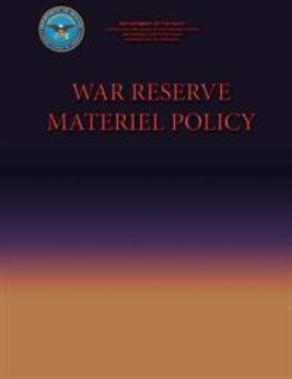 War Reserve Materiel Policy