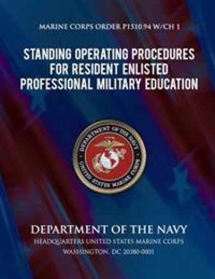 Standing Operation Procedures For Resident Enlisted Professional Military Education (SOP for Resident Enlisted PME)