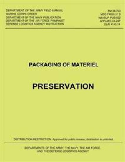 Packaging of Material: Preservation