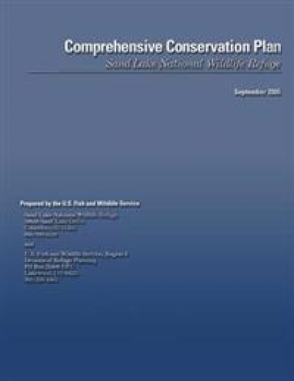 Sand Lake National Wildlife Refuge Comprehensive Conservation Plan
