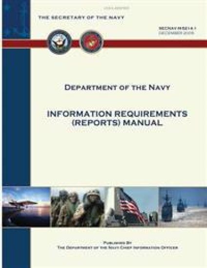 Information Requirements (Reports) Manual: SecNav M-5214.1