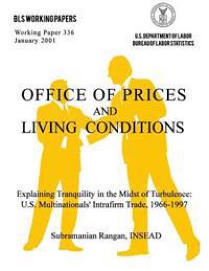 Explaining Tranquility in the Midst of Turbulence: U.S. Multinationals? Intrafirm Trade, 1966-1997