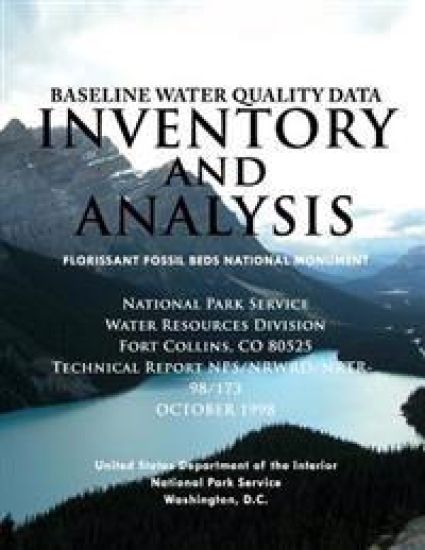 Florissant Fossil Beds National Monument: Baseline Water Quality Dara Inventory