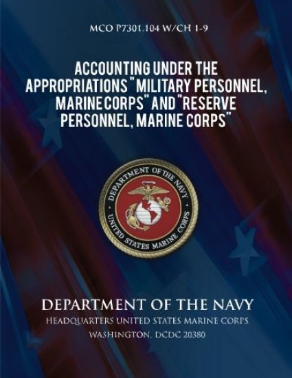 Accounting Under the Appropriations "Military Personnel, Marine Corps" and "Reserve Personnel, Marine Corps"