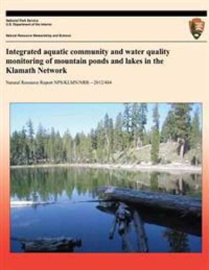 Integrated aquatic community and water quality monitoring of mountain ponds and lakes in the Klamath Network