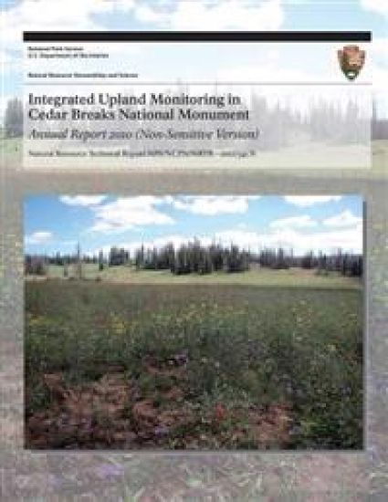 Integrated Upland Monitoring in Cedar Breaks National Monument: Annual Report 2010