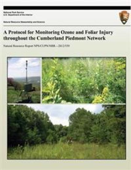A Protocol for Monitoring Ozone and Foliar Injury throughout the Cumberland Piedmont Network
