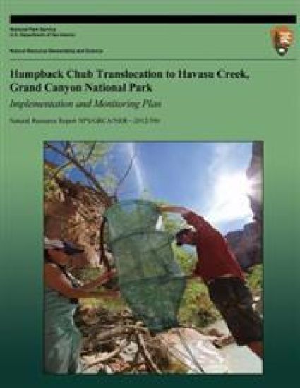 Humpback Club Translocation to Havasu Creek Grant Canyon National Park: Implementing and Monitoring Plan