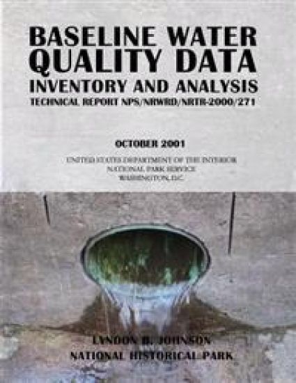 Baseline Water Quality Data Inventory and Analysis: Lydon B. Johnson