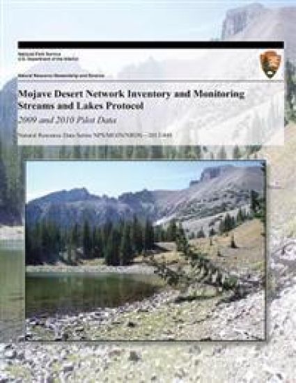 Mojave Desert Network Inventory and Monitoring Streams and Lakes Protocol: 2009 and 2010 Pilot Data
