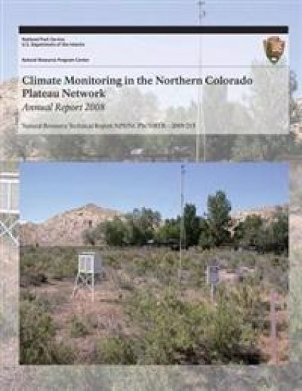 Climate Monitoring in the Northern Colorado Plateau Network: Annual Report 2008