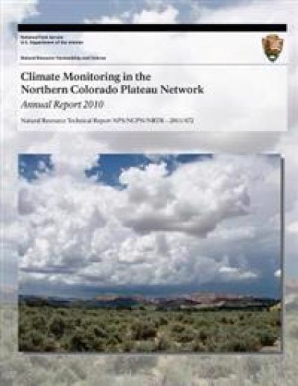 Climate Monitoring in the Northern Colorado Plateau Network: Annual Report 2010