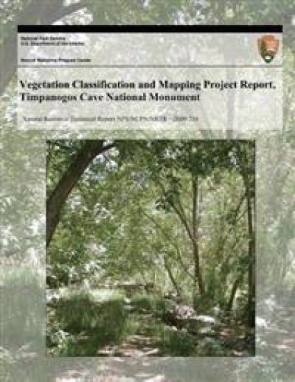 Vegetation Classification and Mapping Project Report, Timpanogos Cave National Monument