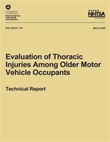 Evaluation of Thoracic Injuries Among Older Motor Vehicle Occupants