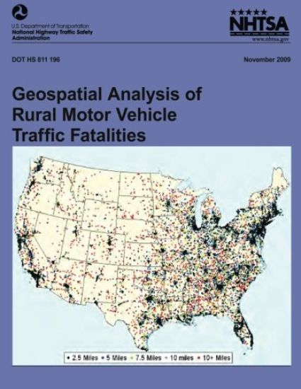 Geospatial Analysis of Rural Motor Vehicle Traffic Fatalities