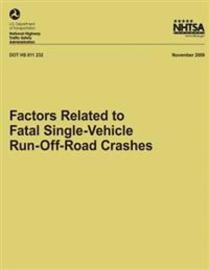 Factors Related to Fatal Single-Vehicle Run-Off-Road Crashes