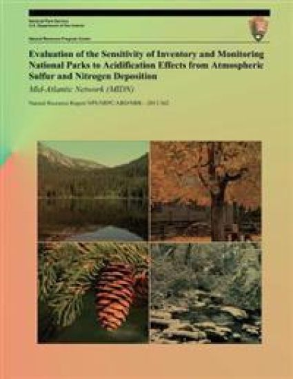 Evaluation of the Sensitivity of Inventory and Monitoring National Parks to Acidification Effects from Atmospheric Sulfur and Nitrogen Deposition Mid-