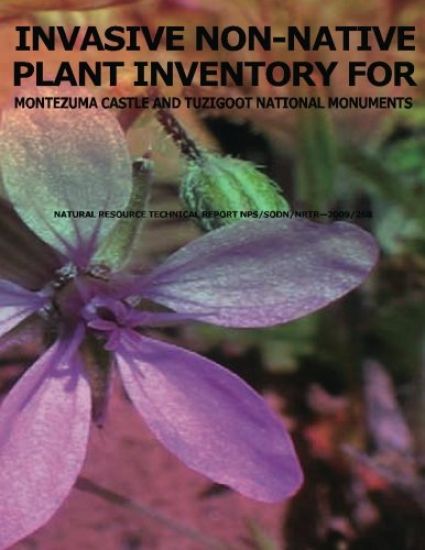 Invasive Non-native Plant Inventory for Montezuma Castle and Tuzigoot National Monuments