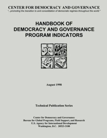 Handbook of Democracy and Governance Program Indicators