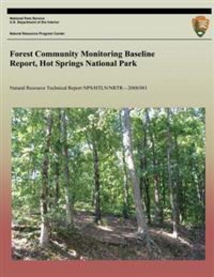 Forest Community Monitoring Baseline Report, Hot Springs National Park