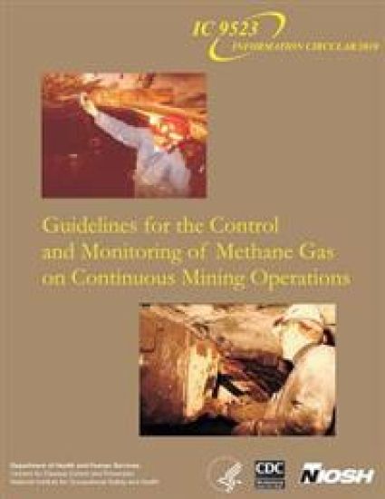 Guidelines for the Control and Monitoring of Methane Gas on Continuous Mining Operations