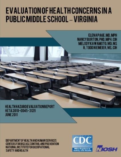 Evaluation of Health Concerns in a Public Middle School ? Virginia