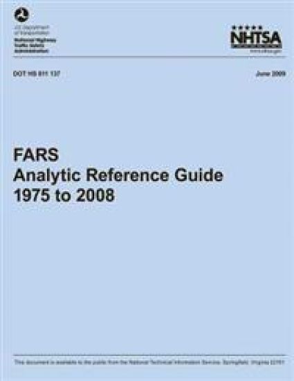 FARS Analytic Reference Guide, 1975 to 2008