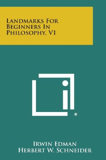 Landmarks for Beginners in Philosophy, V1