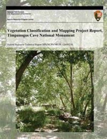 Vegetation Classification and Mapping Project Report, Timpanogos Cave National Monument