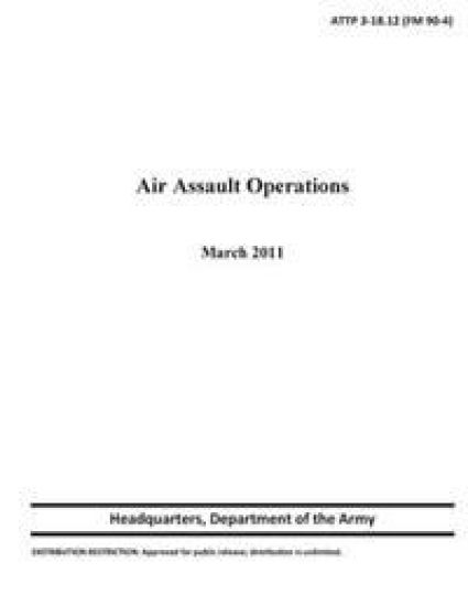 Air Assault Operations – Department Of the Army, kirjan kansikuva