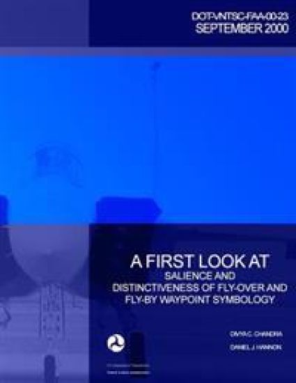 A First Look at Salience and Distinctiveness of Fly-Over and Fly-By Waypoint Symbology