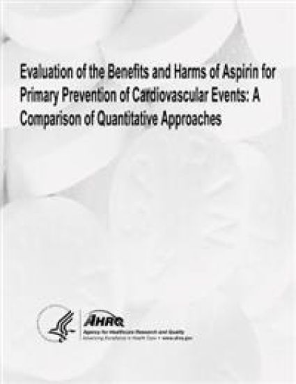 Evaluation of the Benefits and Harms of Aspirin for Primary Prevention of Cardiovascular Events: A Comparison of Quantitative Approaches