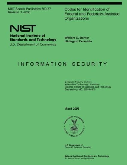 Codes for Identification of Federal and Federally-Assisted Organizations