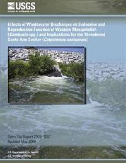 Effects of Wastewater Discharges on Endocrine and Reproductive Function of Western Mosquitofish (Gambusia spp.) and Implications for the Threatened Sa